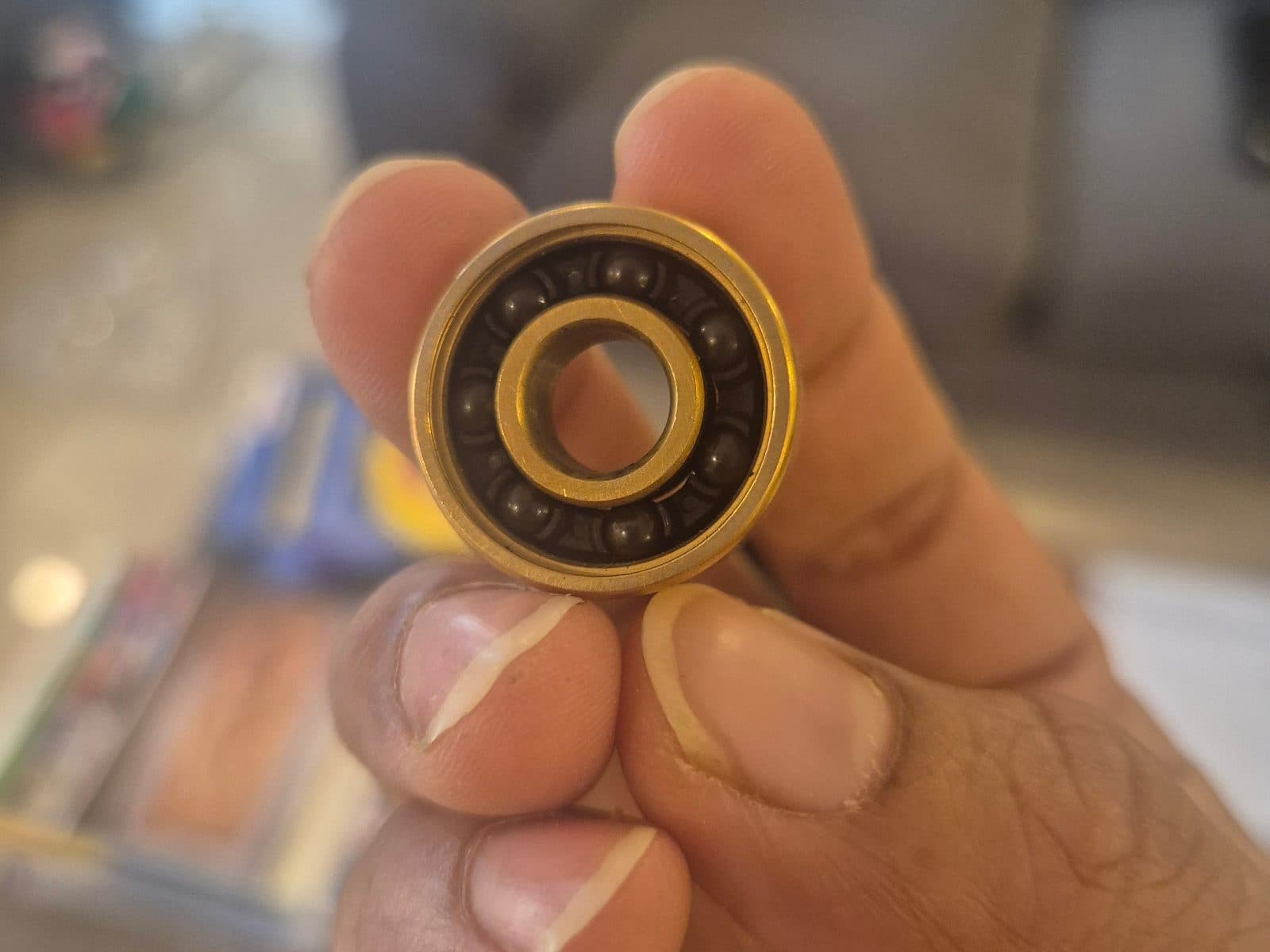 Swiss Gold Ceramic Practice Bearings, photo 1 of 3